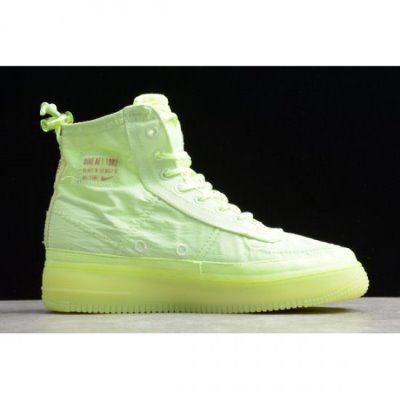 Nike Bayan Air Force 1 High Shell Açık Yeşil Kaykay Ayakkabı Türkiye - L7G1HKMU